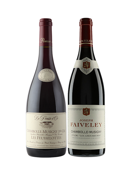 Coffret vin Bourgogne Chambolle-Musigny 1er Cru 2 bouteilles