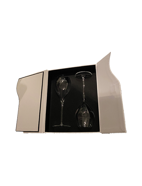Coffret de deux flûtes à Champagne Taittinger