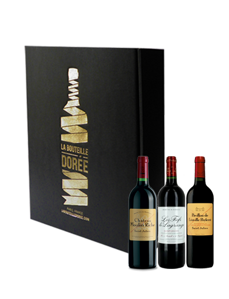 Coffret vin Bordeaux Saint-Julien Découverte 3 bouteilles