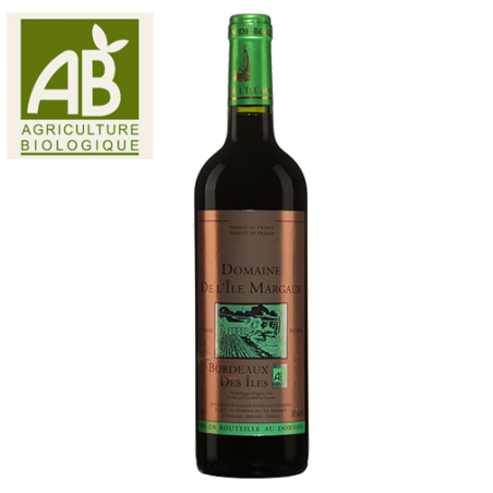 Domaine de L'Île Margaux Bordeaux des Îles Rouge 2019 BIO