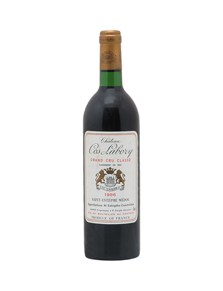 Château Cos Labory Saint-Estèphe 5ème Grand Cru Classé 1986