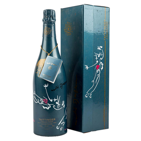 Champagne Taittinger Brut Collection André Masson Millésimé 1982 - Avec coffret