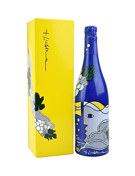 Champagne Taittinger Brut Collection Roy Lichtenstein Millésimé 1985 - Avec coffret