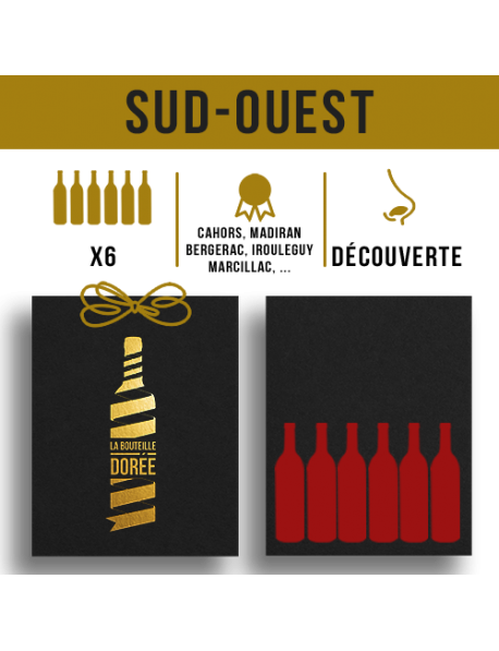 Coffret vin rouge Sud-Ouest Découverte 6 bouteilles