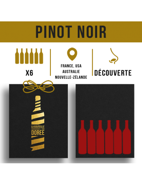 Coffret vin Pinot Noir 6 bouteilles