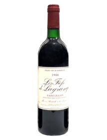 Fiefs de Lagrange 2ème vin de Château Lagrange Saint-Julien Rouge 1986