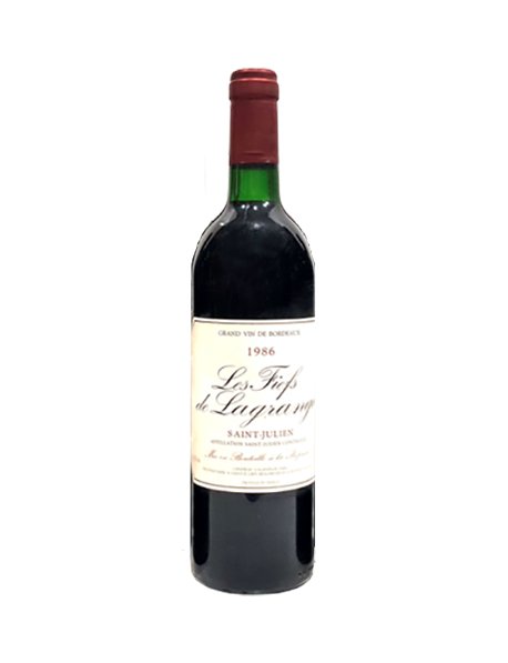 Fiefs de Lagrange 2ème vin de Château Lagrange Saint-Julien Rouge 1986