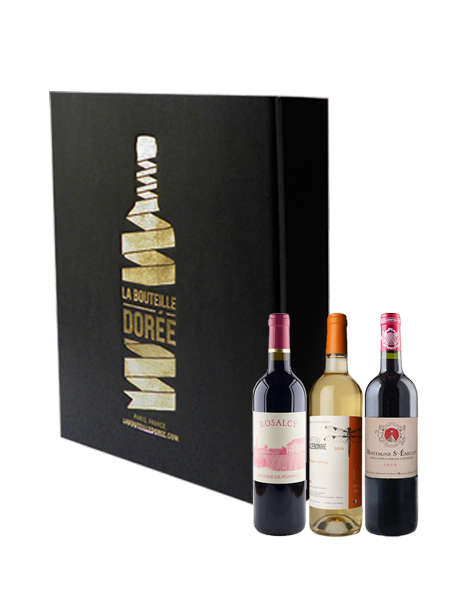 Coffret vin Bordeaux Découverte 3 bouteilles