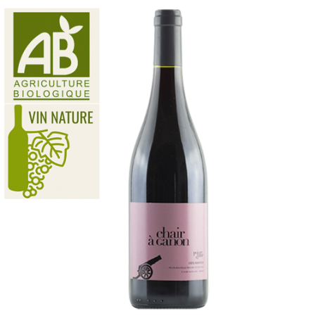 Poivre d'Âne Chair à Canon Aramon Vin de France Rouge 2020 - Vin bio et naturel