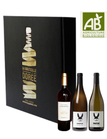 Coffret vin blanc cépages rares et oubliés Agriculture Biologique Sélection 3 bouteilles