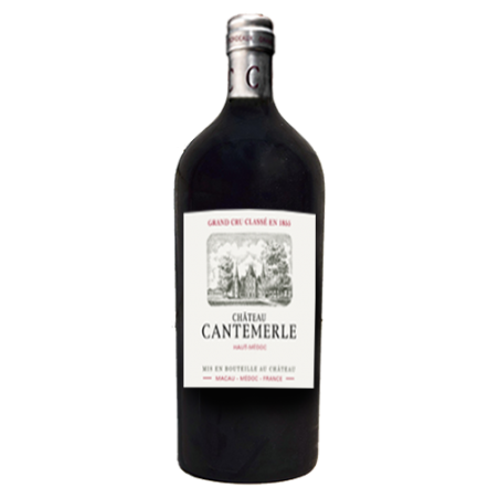 Château Cantemerle Haut-Médoc 5ème Grand Cru Classé Impériale litres - Caisse Bois d'origine