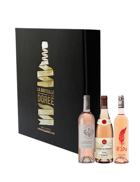 Coffret Vin rosé Sud de la France Sélection 3 bouteilles