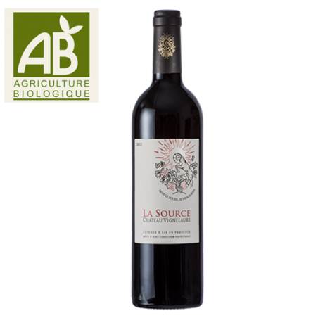 Château Vignelaure Coteaux-d'Aix-en-Provence La Source Rouge 2018 BIO