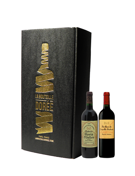 Coffret vin Bordeaux Saint-Julien 2 bouteilles