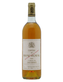 Château de Rayne Vigneau Sauternes 1er Grand Cru Classé 1985