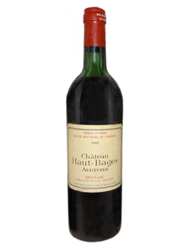 Château Haut-Bages Averous Pauillac Rouge 1981