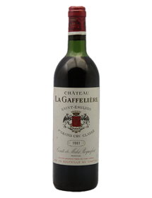 Château La Gaffelière 1er Grand Cru Classé Saint-Emilion Rouge 1981