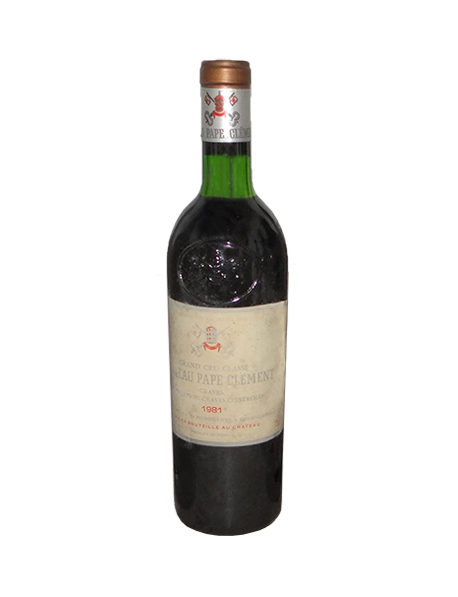 Château Pape Clément Pessac-Léognan Grand Cru Classé de Graves Rouge 1981