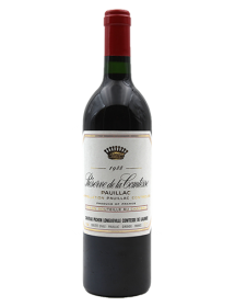 Réserve de La Comtesse Château Pichon Longueville Pauillac 1988