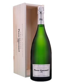 Champagne Gimonnet Brut Extra Blanc de blancs Millésime de Collection 2009 Magnum - Coffret bois