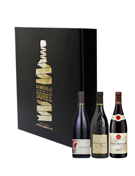 Coffret vin rouge Rhône Découverte 3 bouteilles