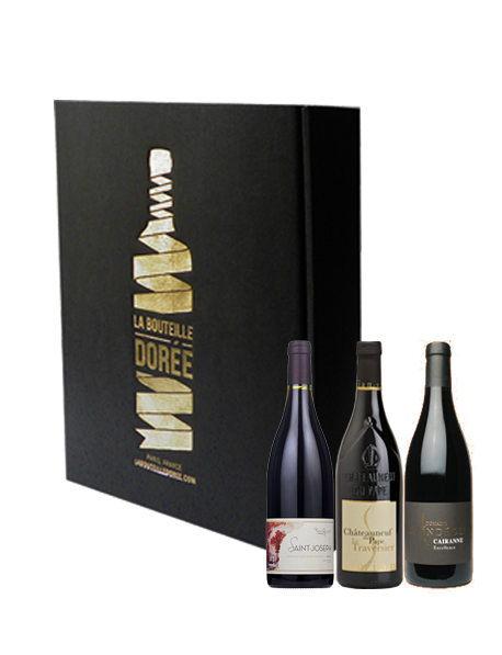 Coffret vin rouge Rhône Sélection 3 bouteilles