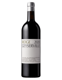 Ridge Vineyards Geyserville Alexander Valley Sonoma County Californie USA 2020