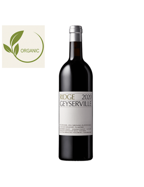 Ridge Vineyards Geyserville Alexander Valley Sonoma County Californie USA 2020 - Organic