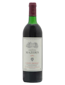 Château Mazeris Bellevue Canon Fronsac Rouge 1985