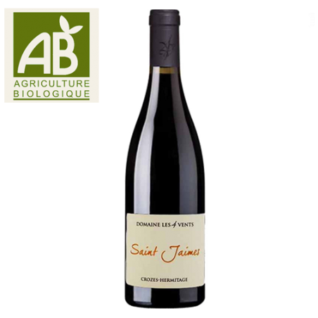 Domaine Les 4 Vents Crozes-Hermitage Aux Racines de Saint Jaimes Rouge 2018 Magnum - BIO
