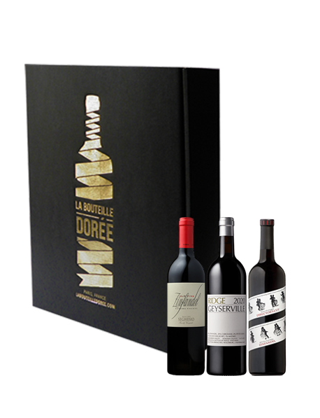 Coffret vin rouge USA Zinfandel 3 bouteilles