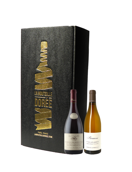 Coffret vin Bourgogne 1er Cru Blanc Rouge 2 bouteilles - Coffret Passion