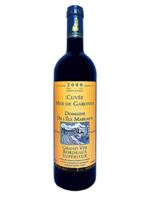 Domaine de L'Île Margaux Cuvée Mer de Garonne Bordeaux Supérieur Rouge 2000