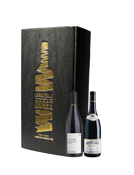 Coffret vin Rhône Hermitage et Crozes-Hermitage 2 bouteilles