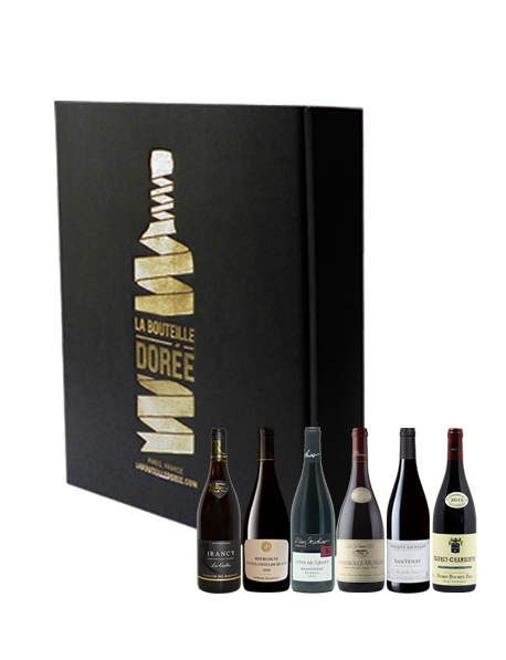 Coffret Vin Bourgogne - Assortiment Caisse bois 6 vins de Bourgogne