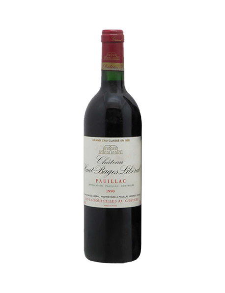 Château Haut-Bages Libéral Pauillac 5ème Grand Cru Classé Rouge 1990