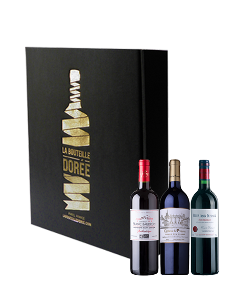 Coffret vin Saint-Emilion Découverte 3 bouteilles