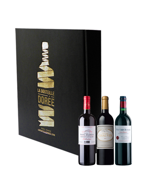 Coffret vin Saint-Emilion Découverte 3 bouteilles