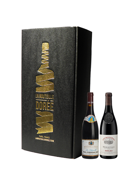 Coffret vin rouge Rhône Prestige Hermitage 2 bouteilles