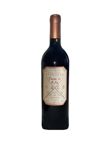 Château Cantegrive Cuvée de l'An 1453 Castillon-Côtes-de-Bordeaux Rouge 1994 Château Cantegrive Cuvée de l'An 1453 Castillon-Côtes-de-Bordeaux Rouge 1994