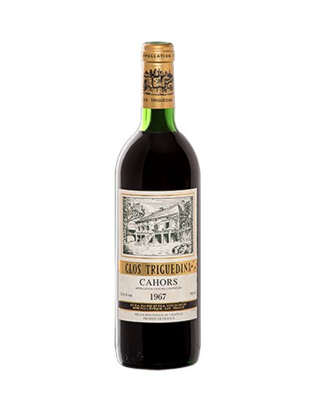 Clos Triguedina Cahors 1967 - Coffret Bois 1 bouteille