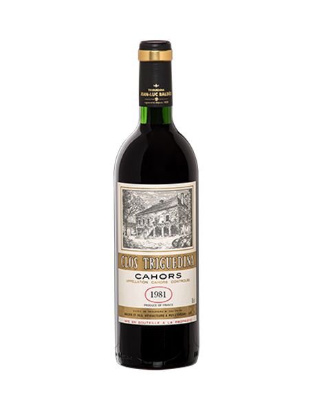 Clos Triguedina Cahors 1981 - Coffret Bois 1 bouteille