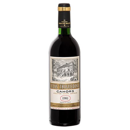 Clos Triguedina Cahors 1981 - Coffret Bois 1 bouteille