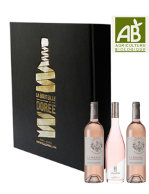 Coffret vin rosé Provence Sélection Agriculture Biologique 3 bouteilles