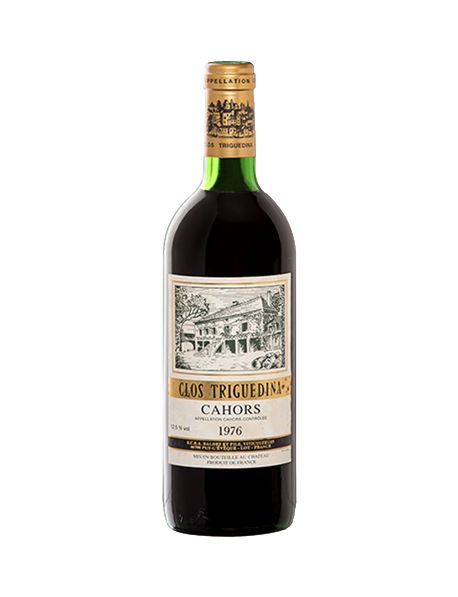 Clos Triguedina Cahors 1976 Magnum - Coffret Bois 1 Magnum