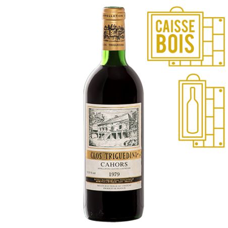 Clos Triguedina Cahors 1979 Magnum - Coffret Bois 1 Magnum