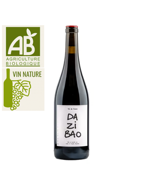 Domaine Bauchet Da Zi Bao Gamay Vin de France Rouge 2019 - Vin naturel et biologique