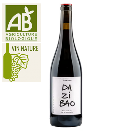 Domaine Bauchet Da Zi Bao Gamay Vin de France Rouge 2019 - Vin naturel et biologique