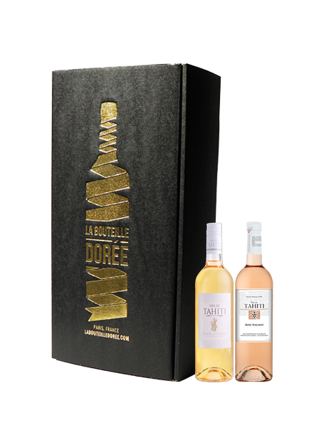 Coffret vin Tahiti 2 bouteilles