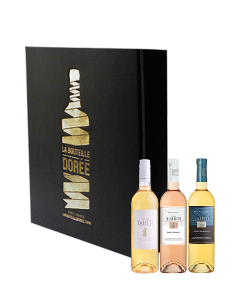 Coffret vin Tahiti Blanc et Rosé 3 bouteilles